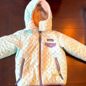 4T Girls Patagonia reversible jacket